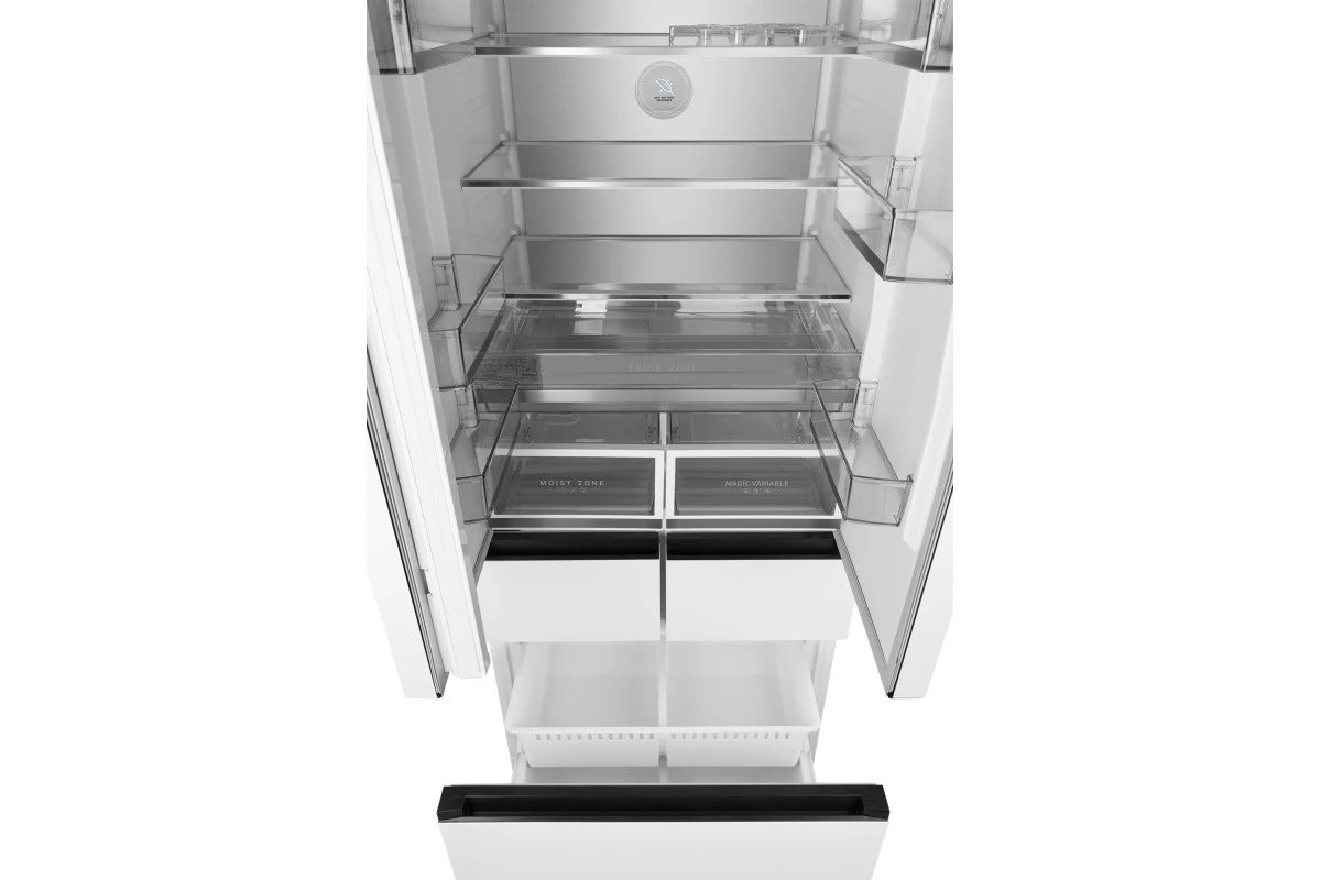 Отдельностоящий холодильник Weissgauff WFD 450 Built-in Inverter NoFrost White