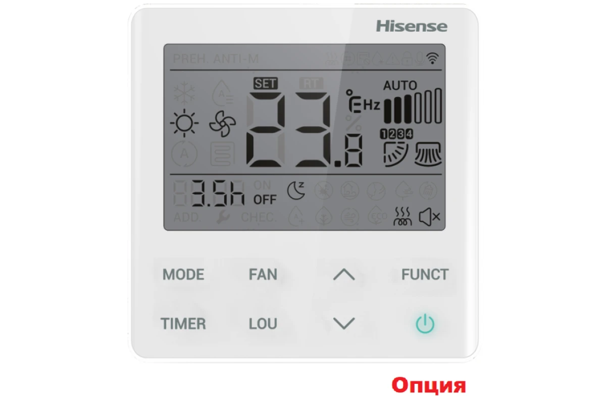 Напольно-потолочный внутренний блок мульти-сплит системы Hisense Free Match AVT-24UR4RB8 Wi-Fi