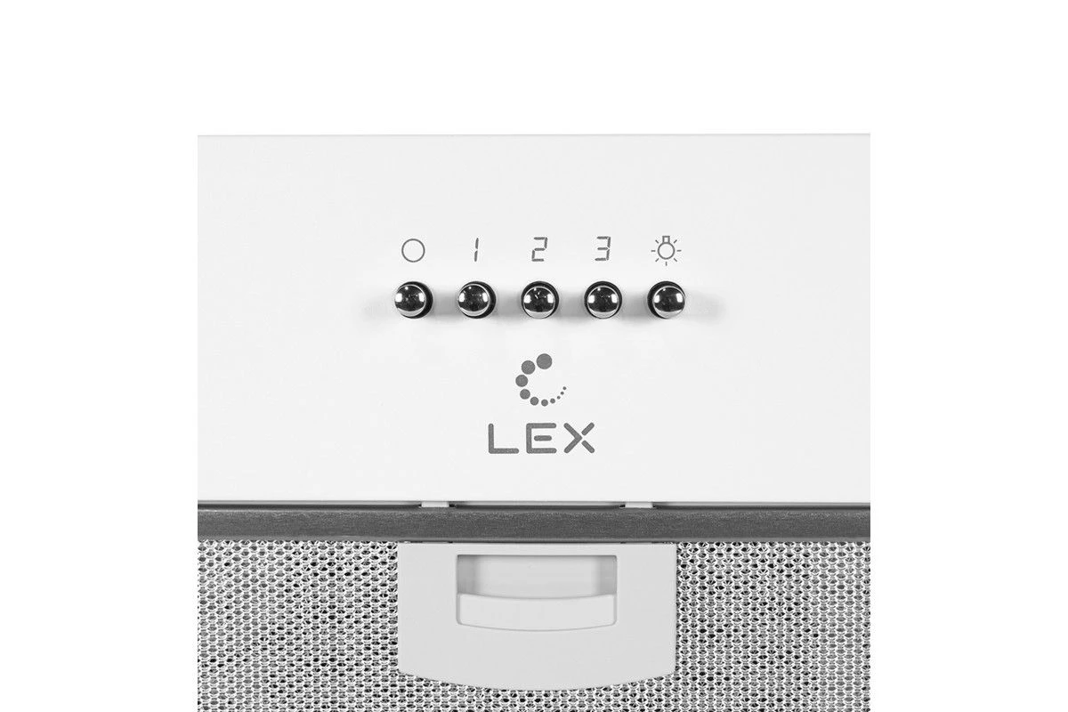 Встраиваемая кухонная вытяжка LEX Ghost 600 White