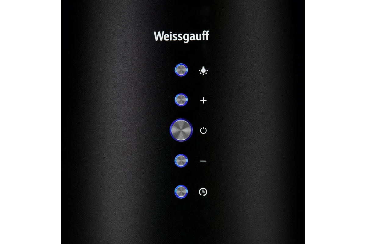 Кухонная островная вытяжка Weissgauff Tubus 1406 Island Black
