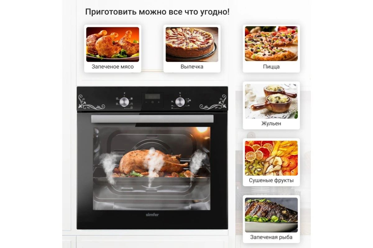 Электрический духовой шкаф Simfer B6EB56022