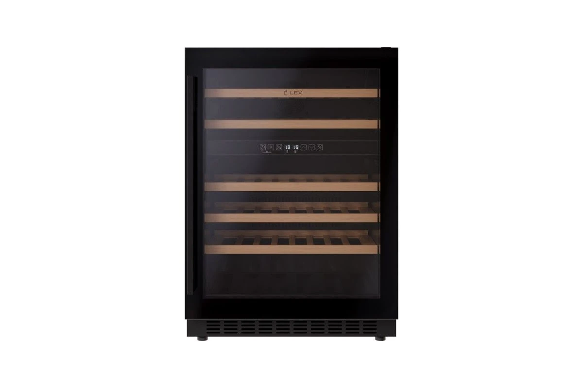 Винный шкаф отдельностоящий LEX LWD6046BL DUAL ZONE