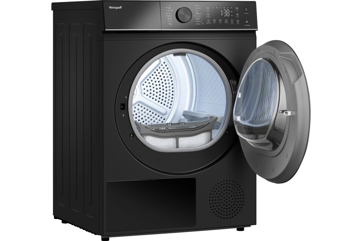 Сушильная машина Weissgauff WD 5910 Heat Pump Matt Black