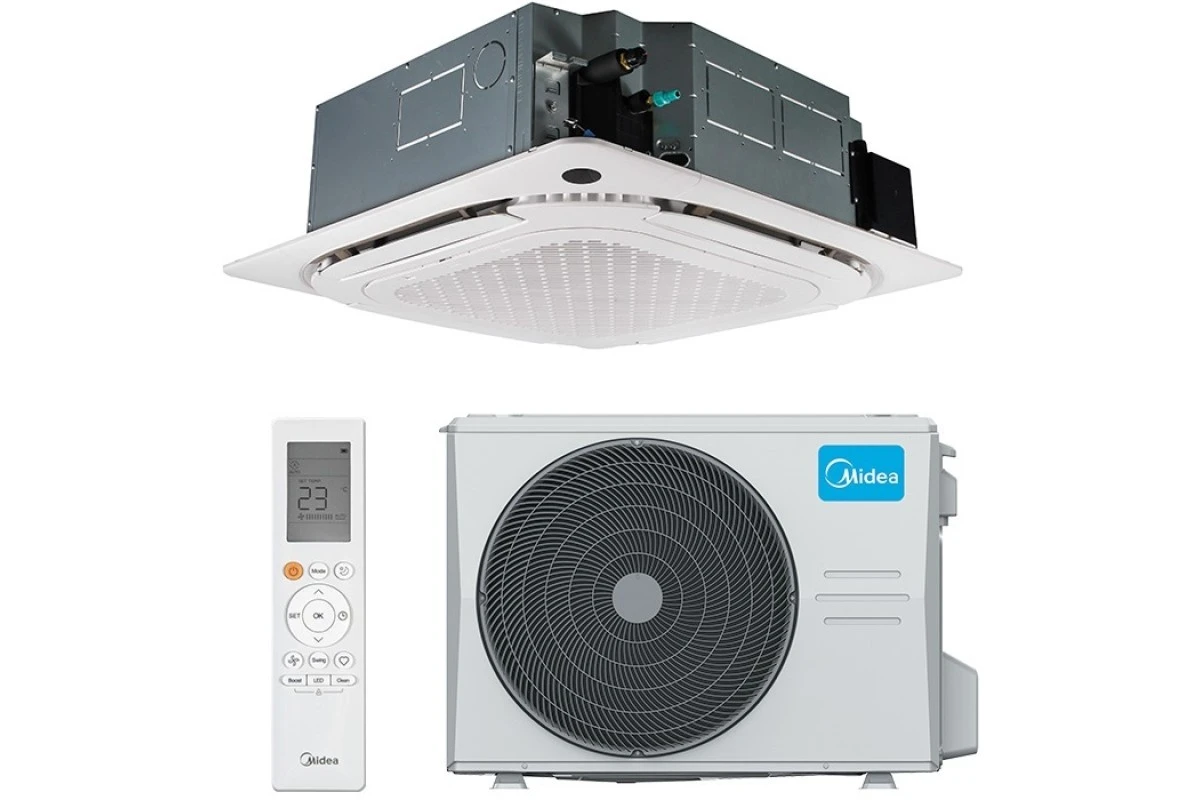 Кассетный кондиционер Midea MCD1-24HRN1-Q/MOX431U-24HN1-Q/-40