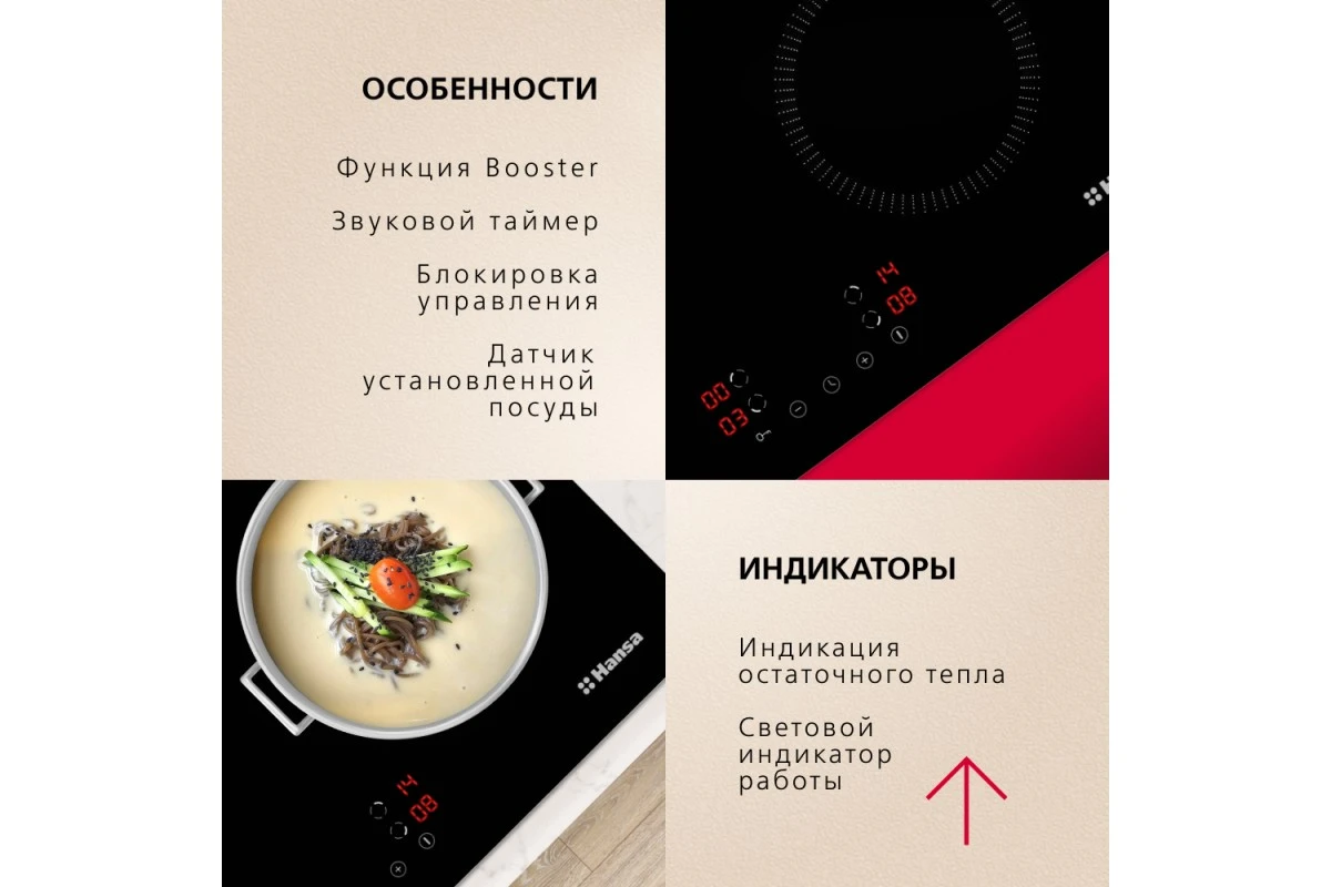 Индукционная панель Hansa BHI683200