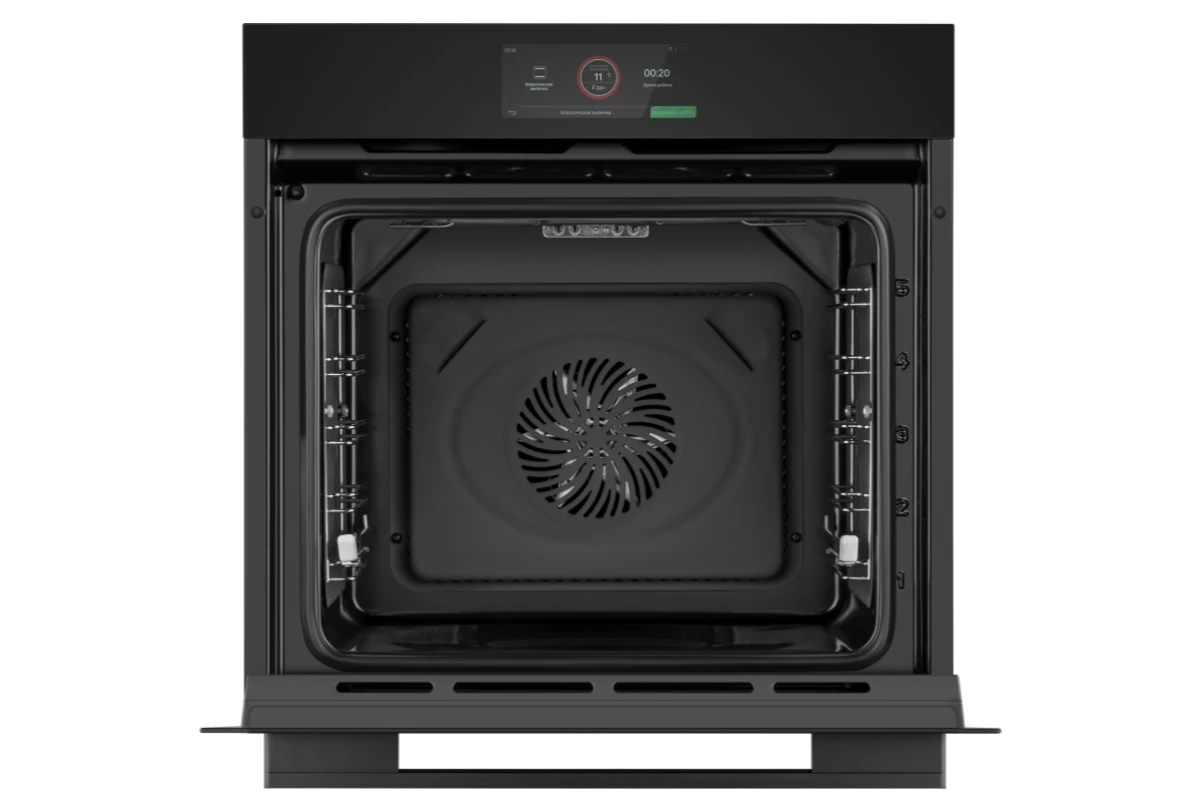 Духовой шкаф Weissgauff EOM 899 Color Touch Black Matt