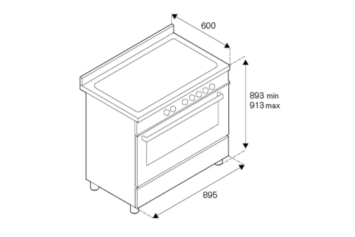 Варочный центр Bertazzoni MAS95I1EXT