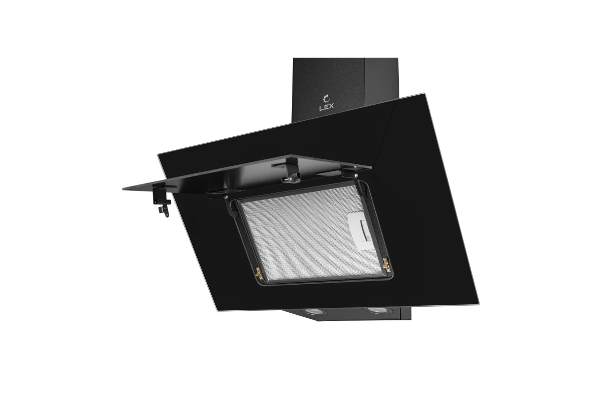 Наклонная кухонная вытяжка LEX Mira G 500 Black