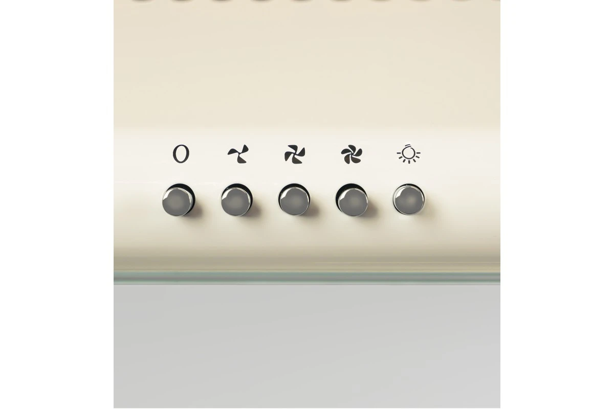 Плоская кухонная вытяжка LEX Simple 600 Ivory Light (Белый Антик)