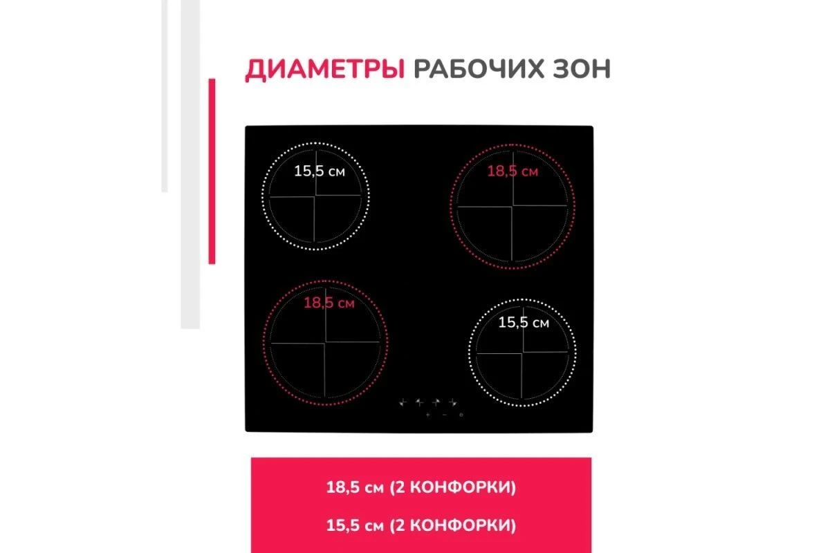 Электрическая варочная панель Simfer H60D14B155
