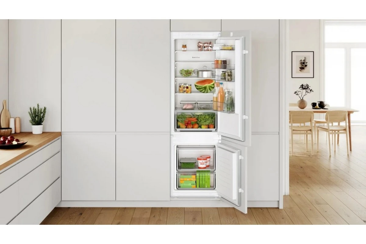 Встраиваемый двухкамерный холодильник Bosch KIV 87 NSF0