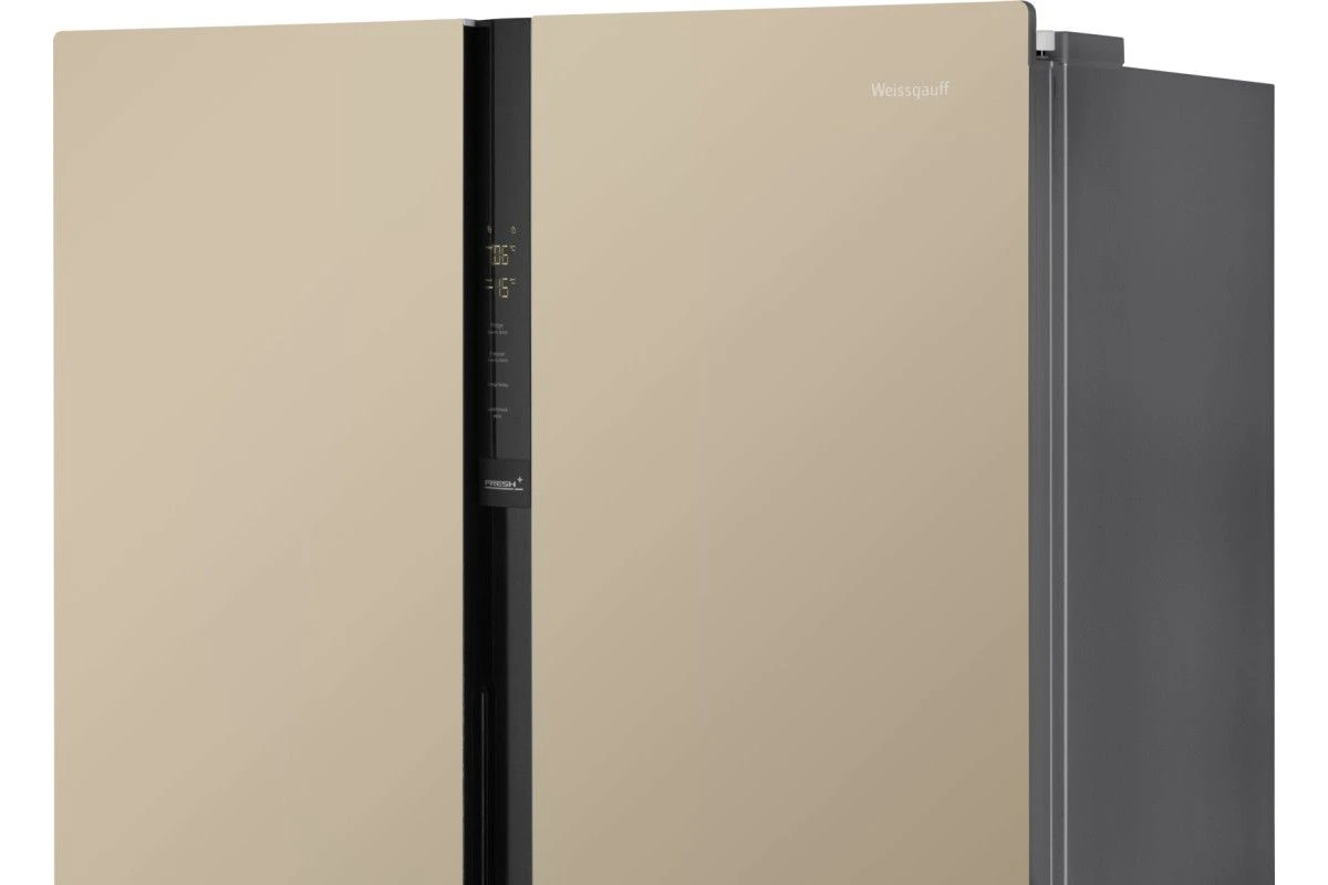 Отдельностоящий холодильник с инвертором Weissgauff WSBS 600 BeG NoFrost Inverter