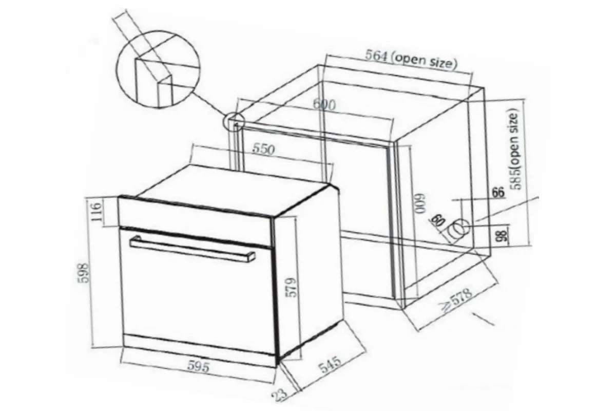 Духовой шкаф DeLonghi DEO 785 NB SAVIA