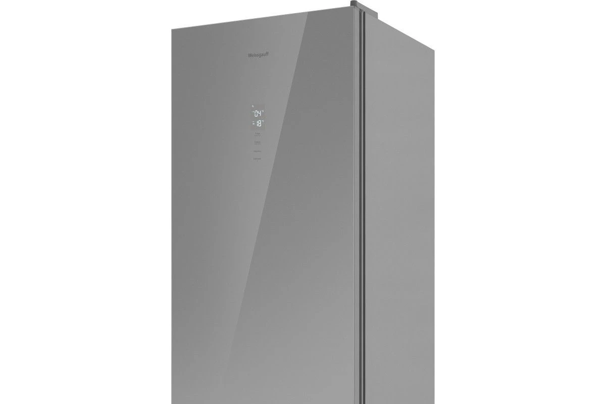 Отдельностоящий холодильник Weissgauff WRK 195 D Full NoFrost Dark Grey Glass