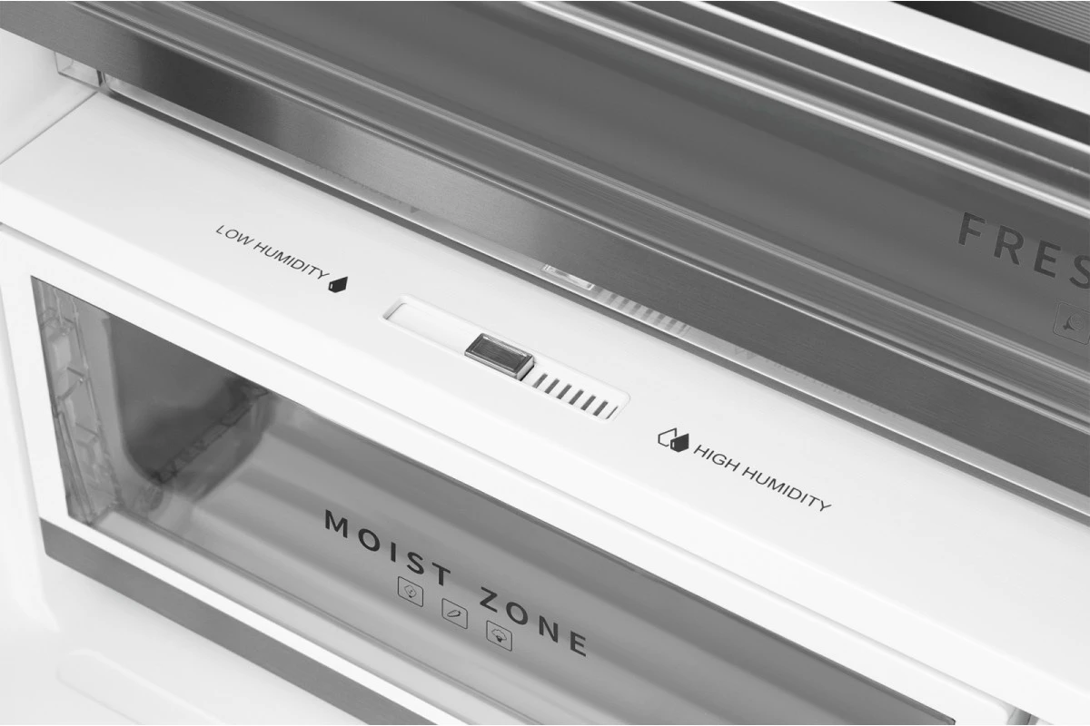 Отдельностоящий холодильник с инвертором Weissgauff WCD 510 Built-in Inverter NoFrost Dark Inox