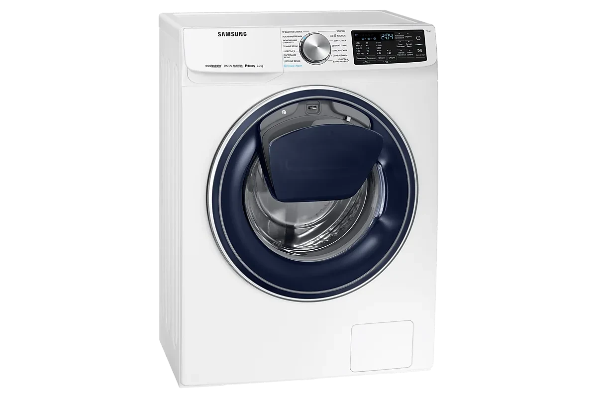 Стиральная машина Samsung WW70R62LVTWDLP (AddWash и Eco Bubble)