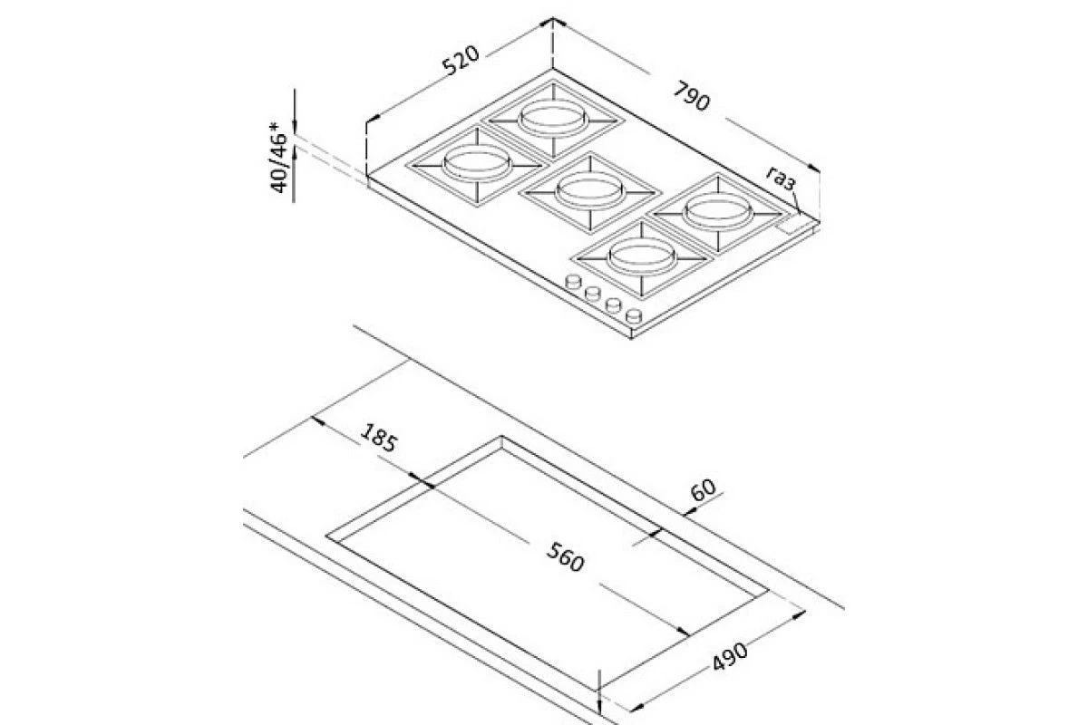 Варочная панель Korting HG 961 CTSI