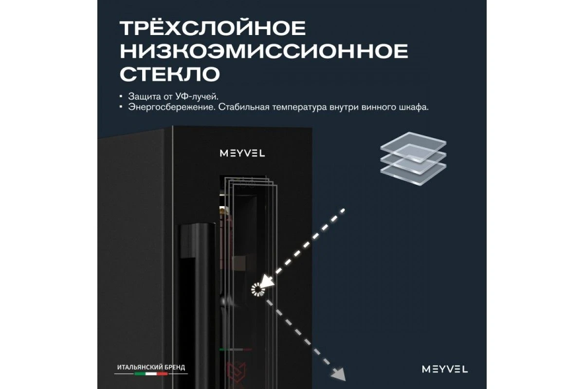 Винный шкаф Meyvel MV9-KBT1