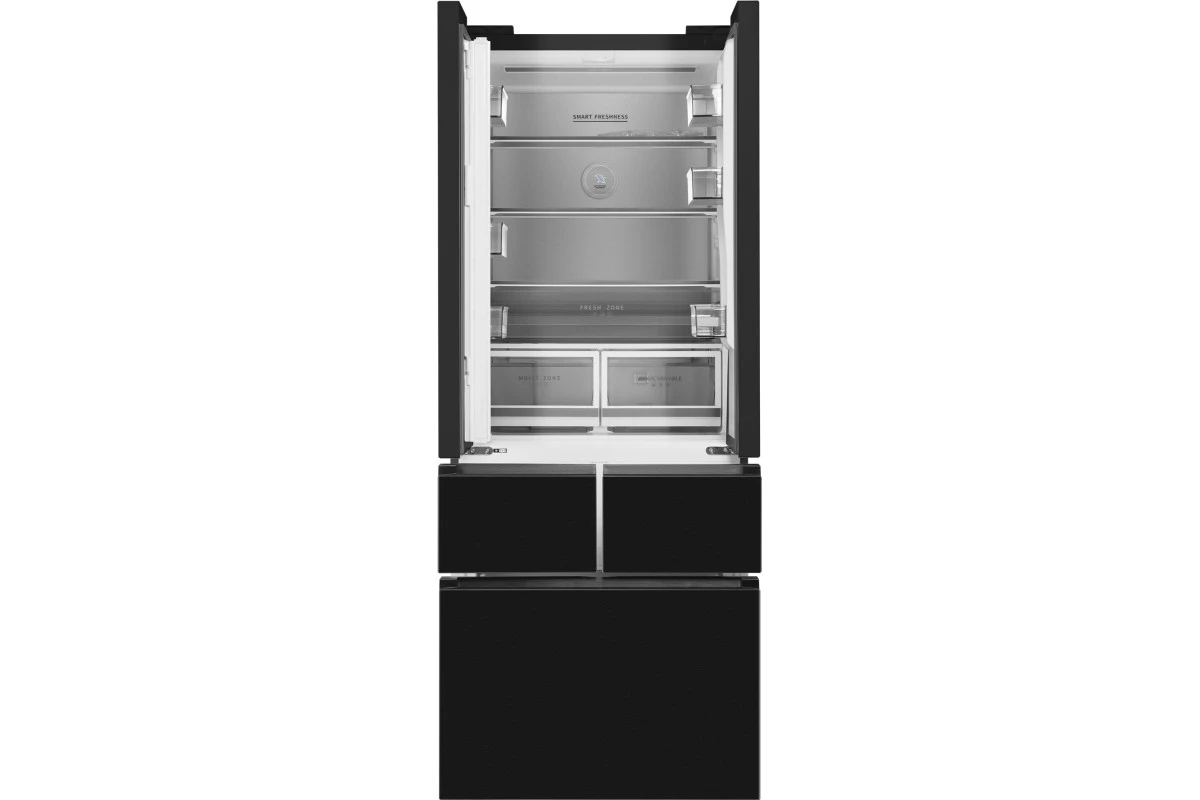 Отдельностоящий холодильник Weissgauff WFD 450 Built-in Inverter NoFrost Dark Inox