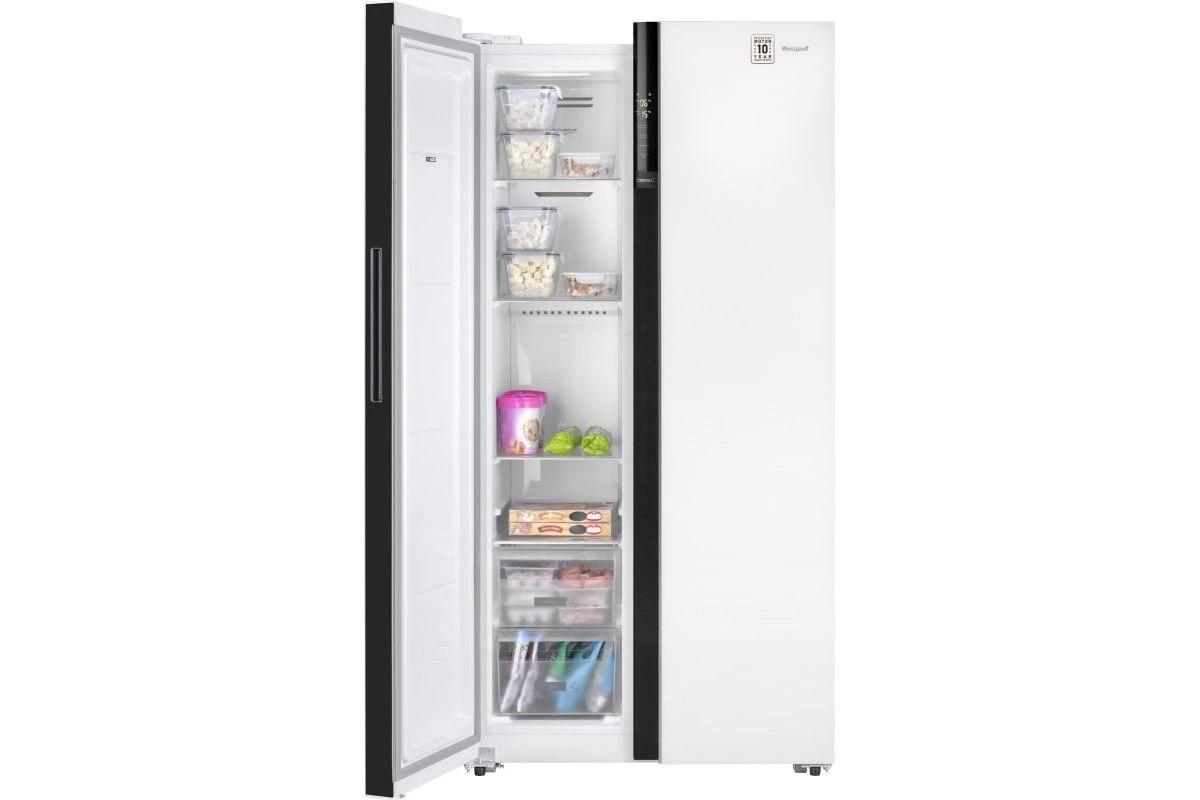 Отдельностоящий холодильник с инвертором Weissgauff WSBS 600 WG NoFrost Inverter
