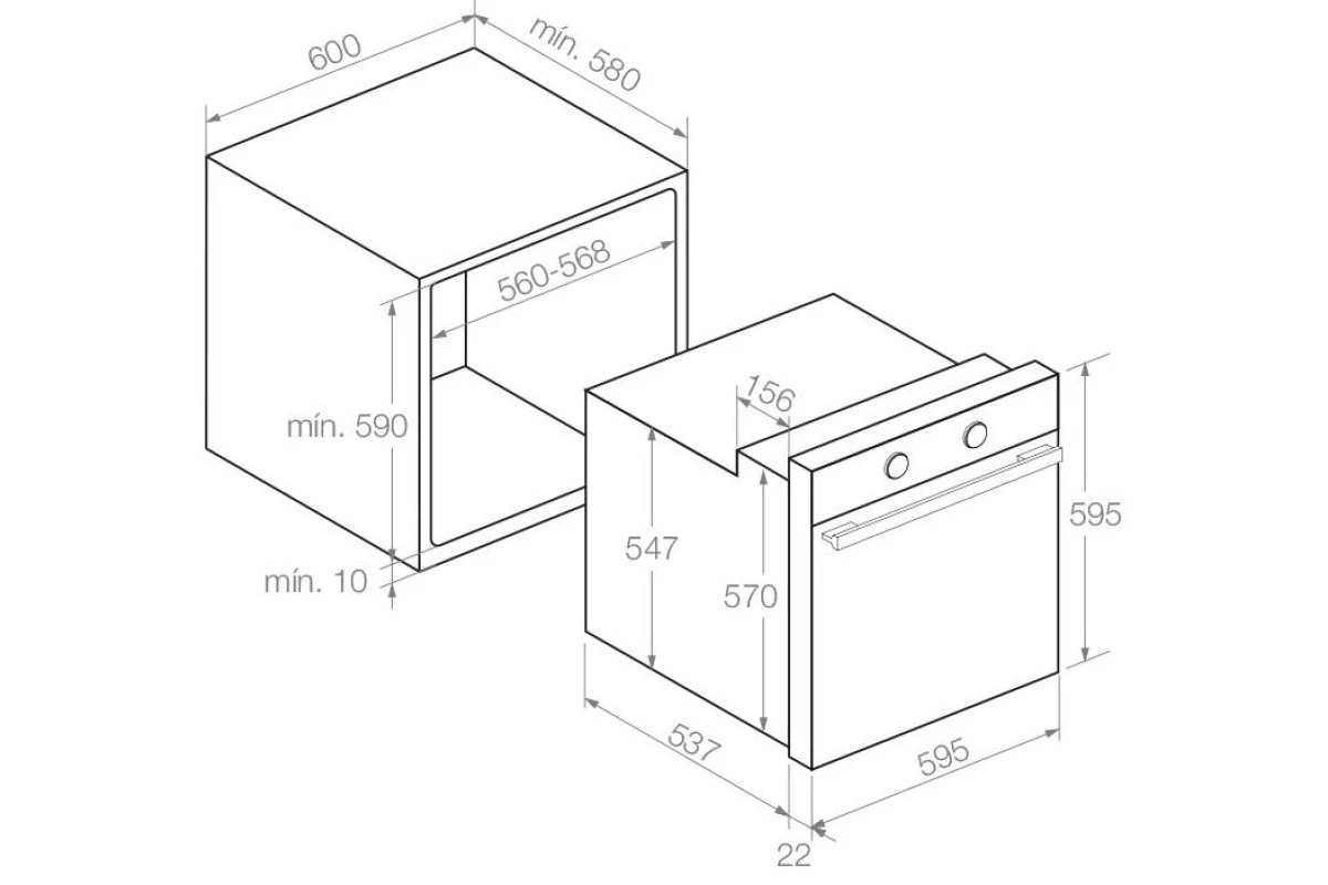Духовой шкаф Pando PHP-962