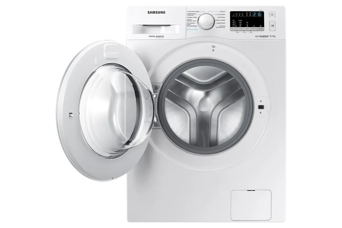 Стиральная машина Samsung WW80R42LHDWDLP (EcoBubble)