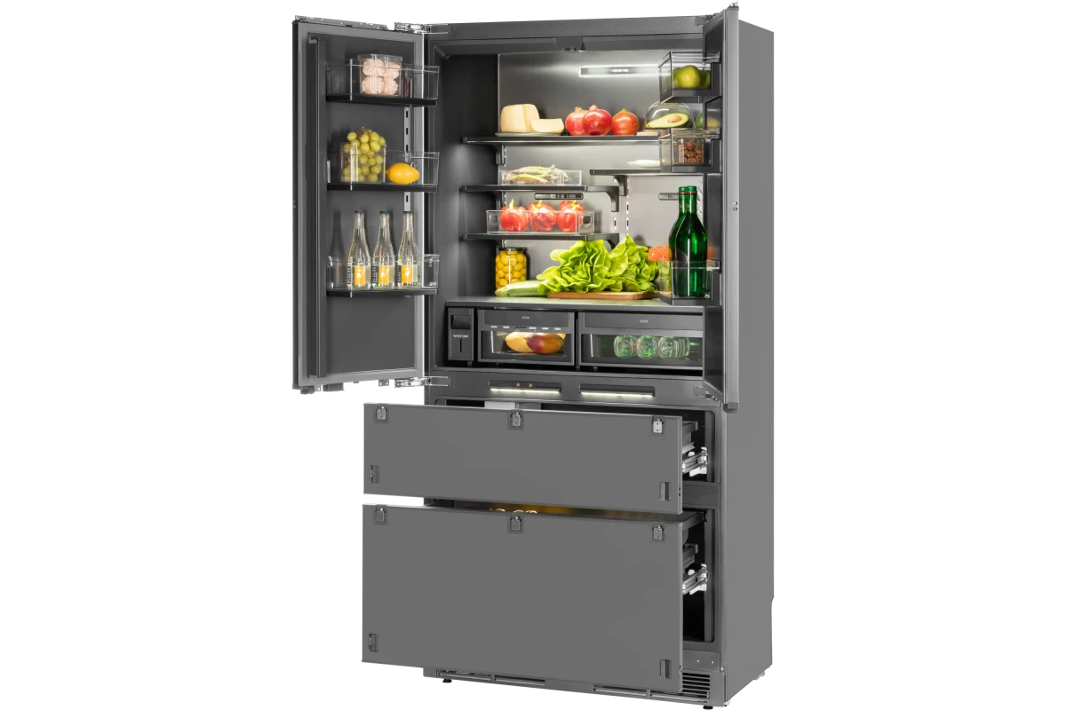 Встраиваемый холодильник Hiberg S-RFQ 800 FB inverter (French door)