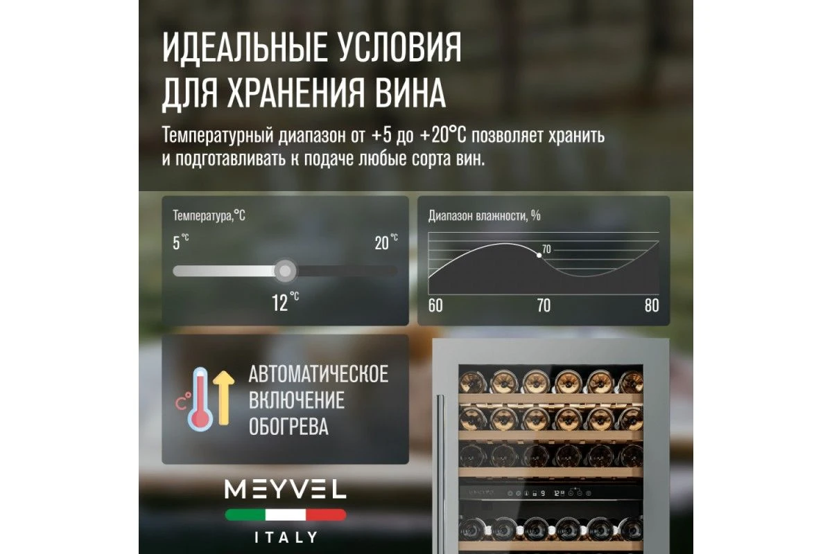 Винный шкаф Meyvel MV77PRO-KST2