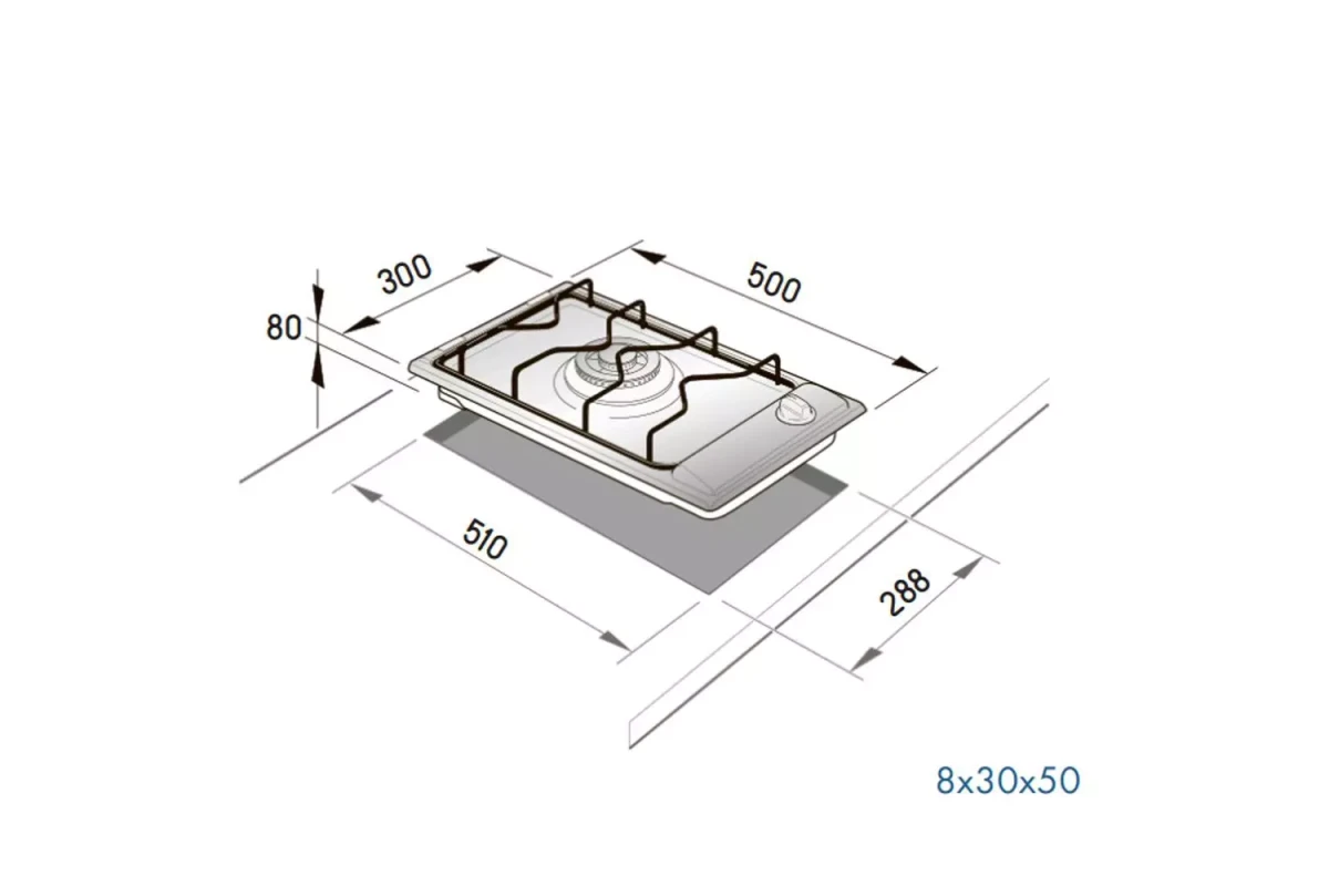 Газовая варочная панель DeLonghi I 23/1 ASV CD