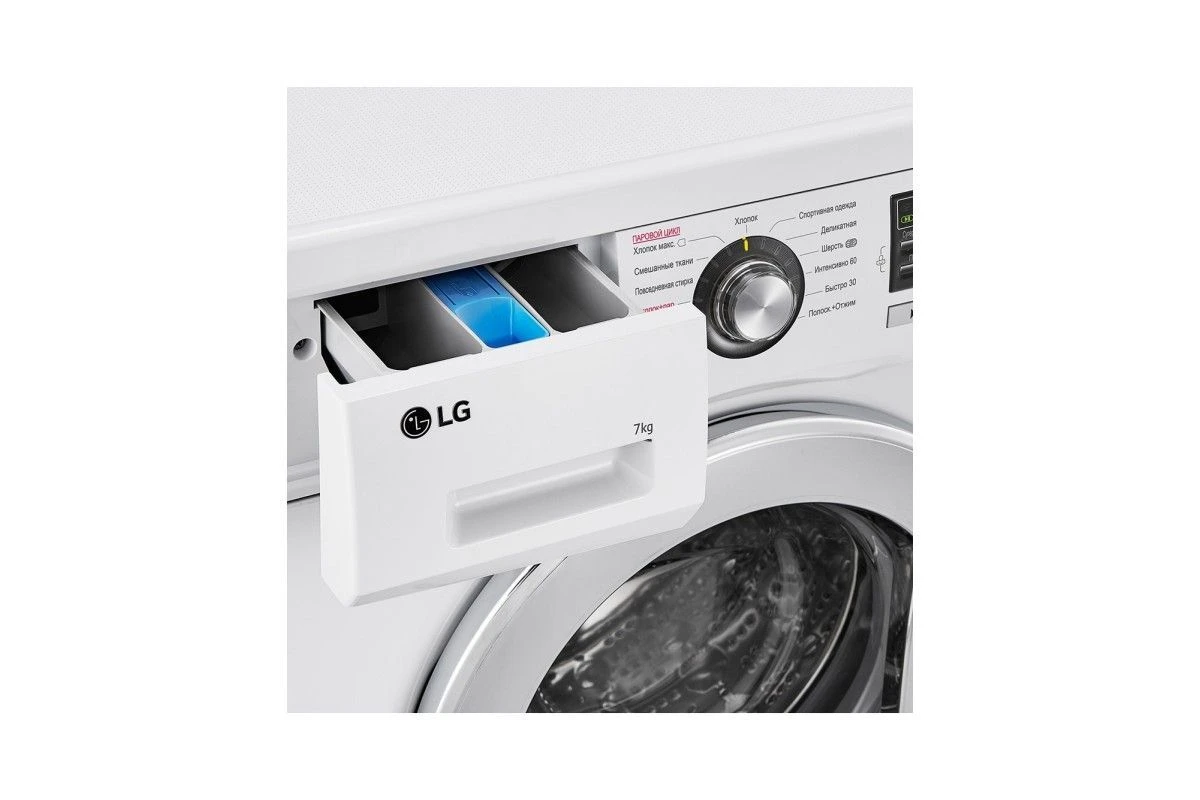 Узкая стиральная машина LG F1296HDS3