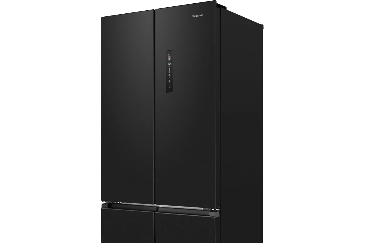 Отдельностоящий холодильник Weissgauff WFD 450 Built-in Inverter NoFrost Dark Inox