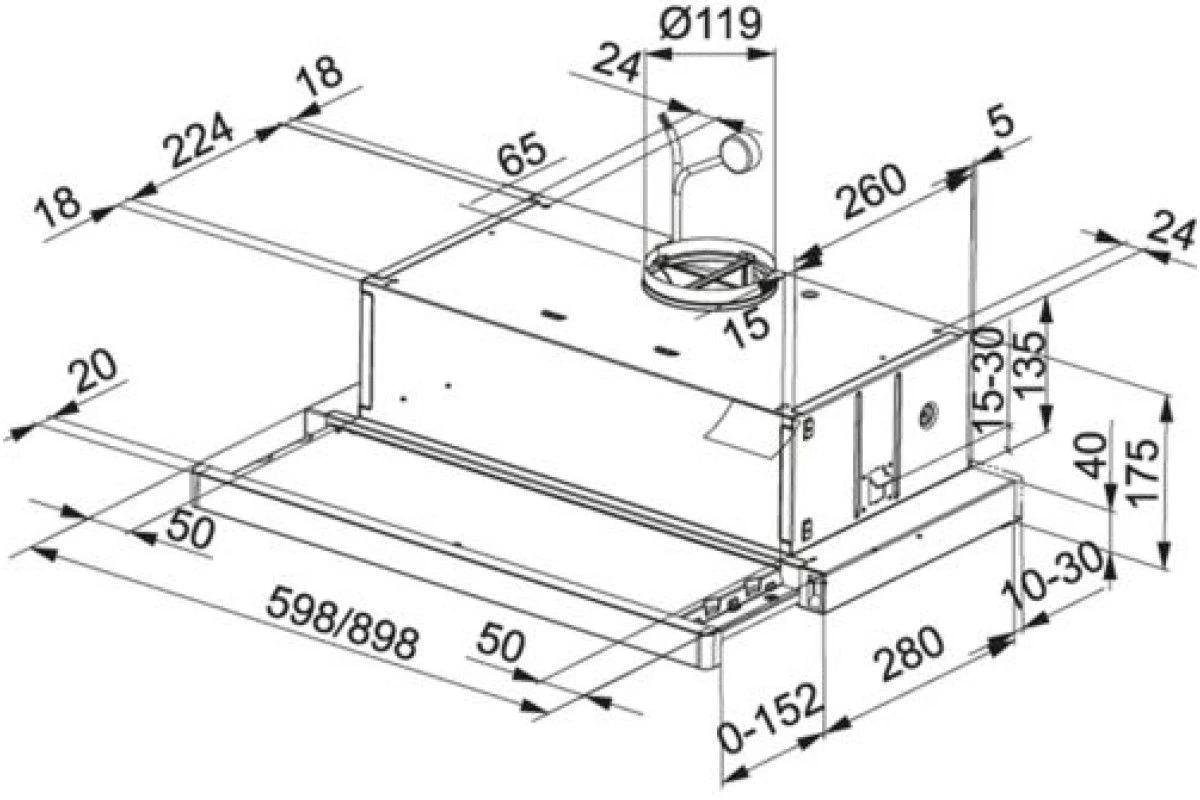 Вытяжка Franke FTC 632L BK 315.0547.798