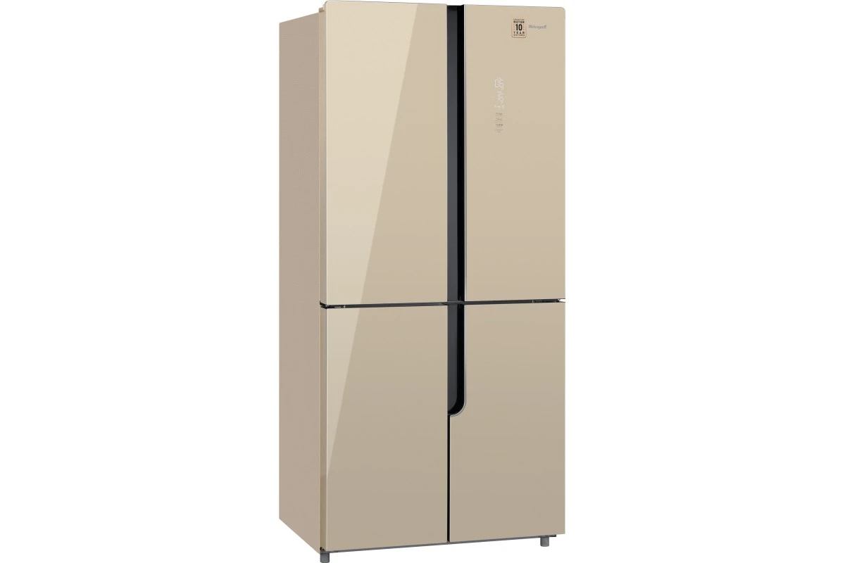 Отдельностоящий холодильник с инвертором Weissgauff WCD 470 BeG NoFrost Inverter