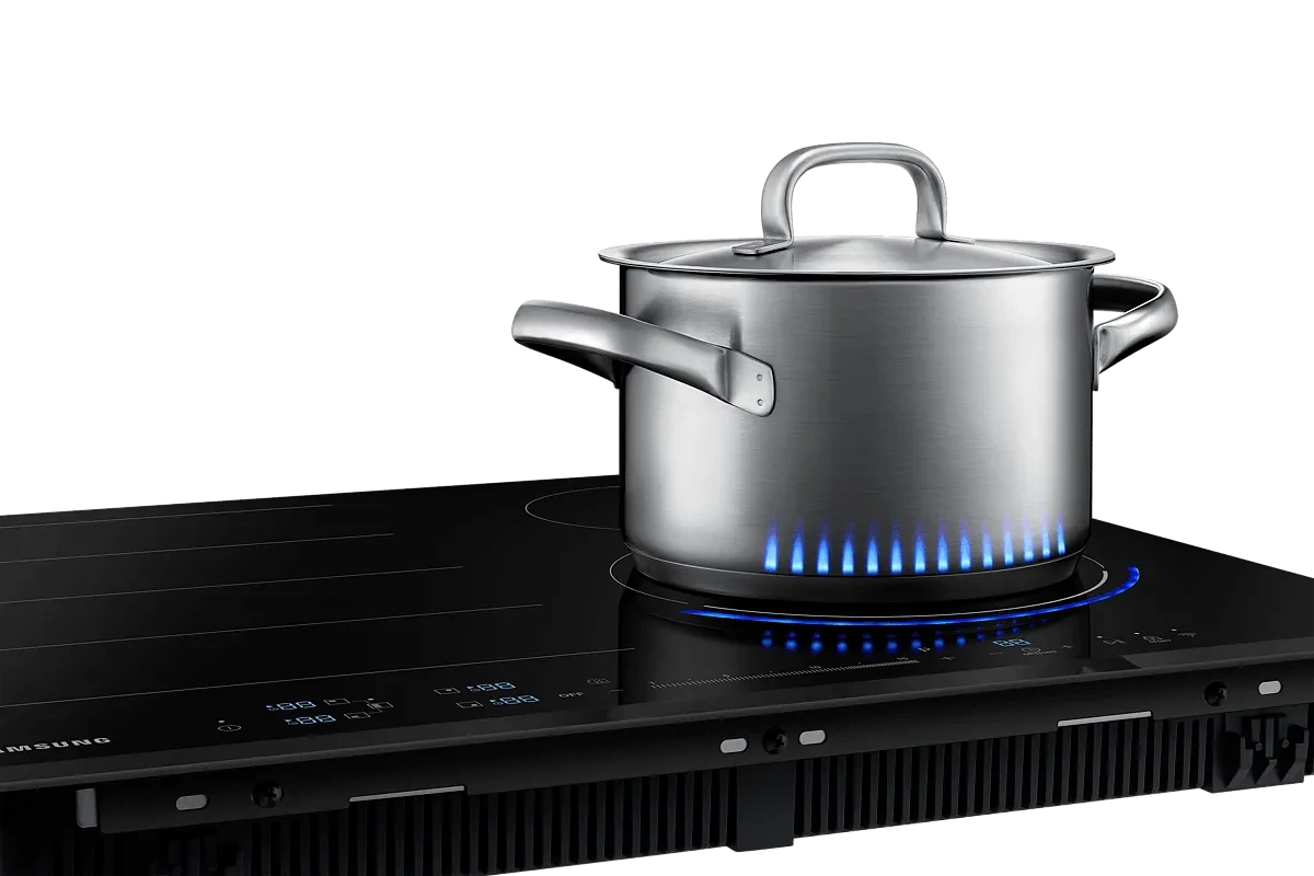 Индукционная панель Samsung NZ64R9777GK с технологией Virtual Flame™