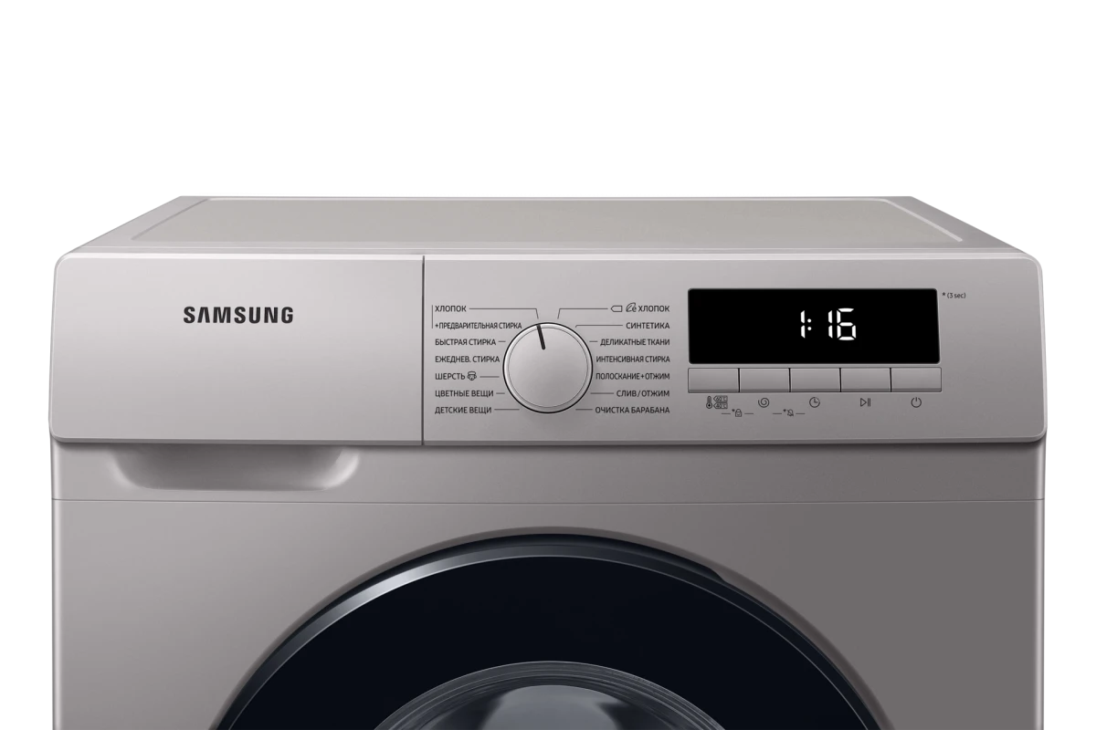 Узкая стиральная машина Samsung WW80T3040BS/LP