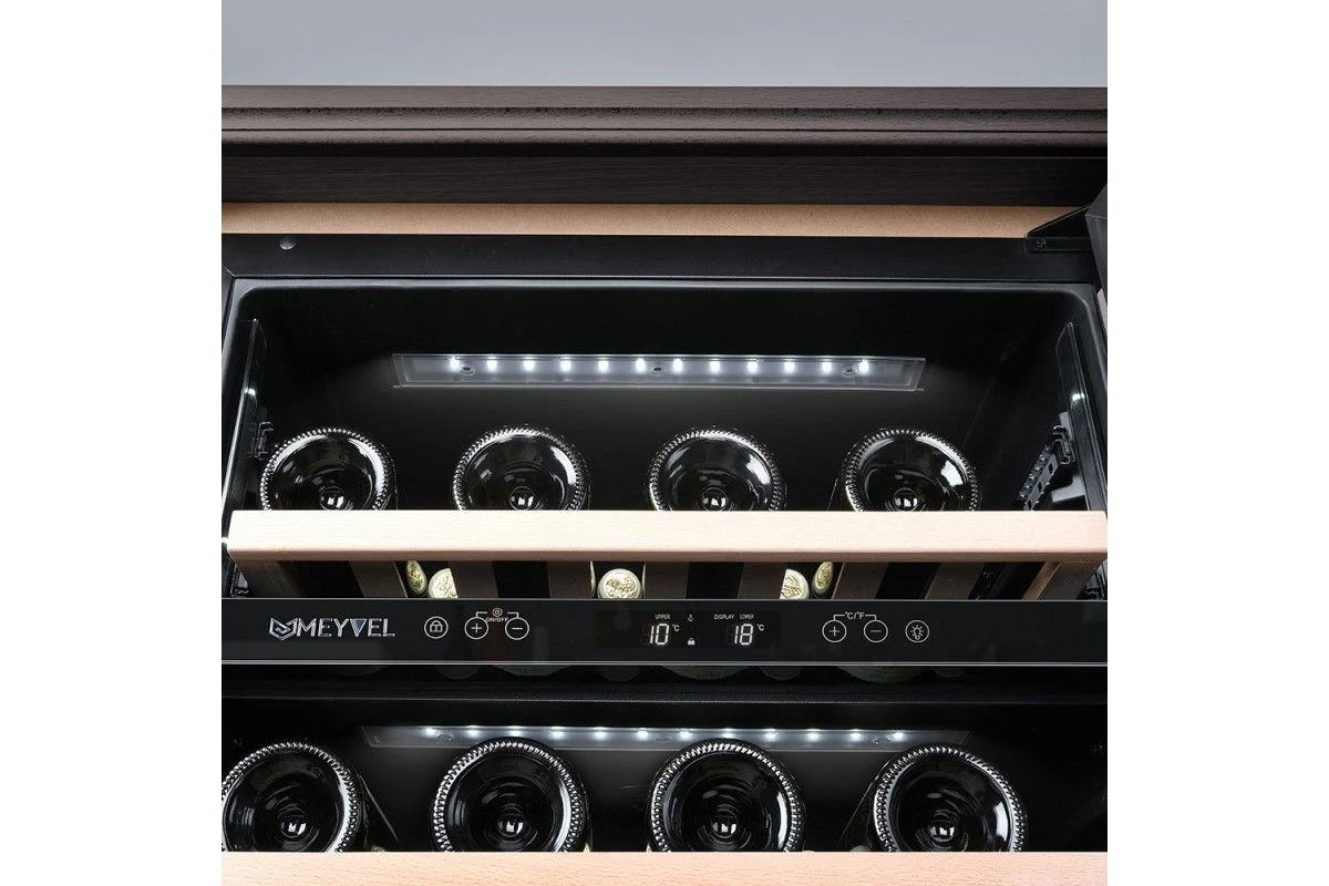 Винный шкаф Meyvel MV46PRO-KBT2 (Тёмный шоколад)
