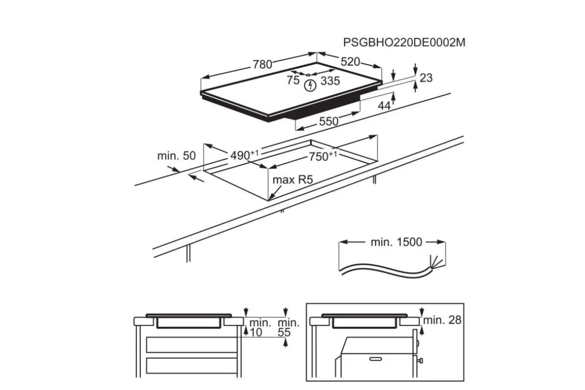 Варочная панель Electrolux EIV85453