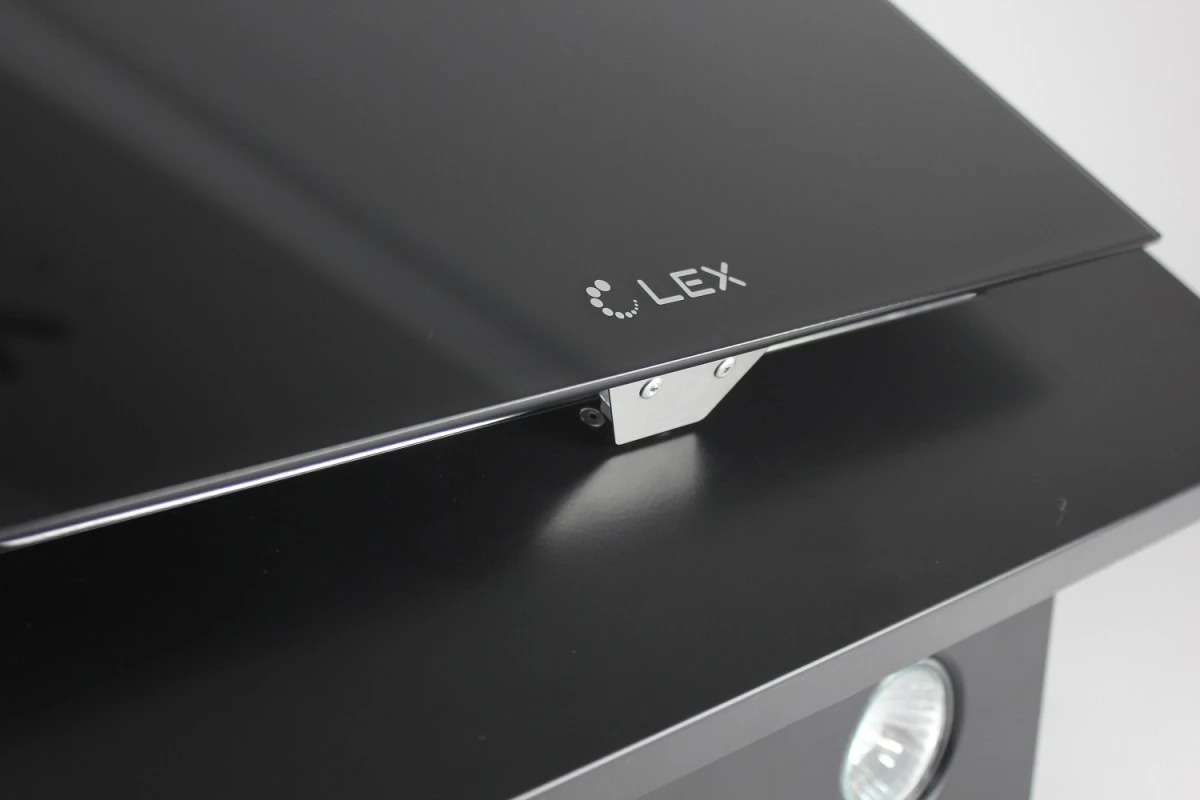 Наклонная кухонная вытяжка LEX Mini 500 Black