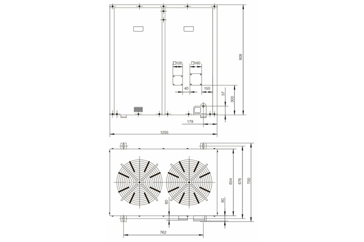 Канальный кондиционер Excon CR-01-2823