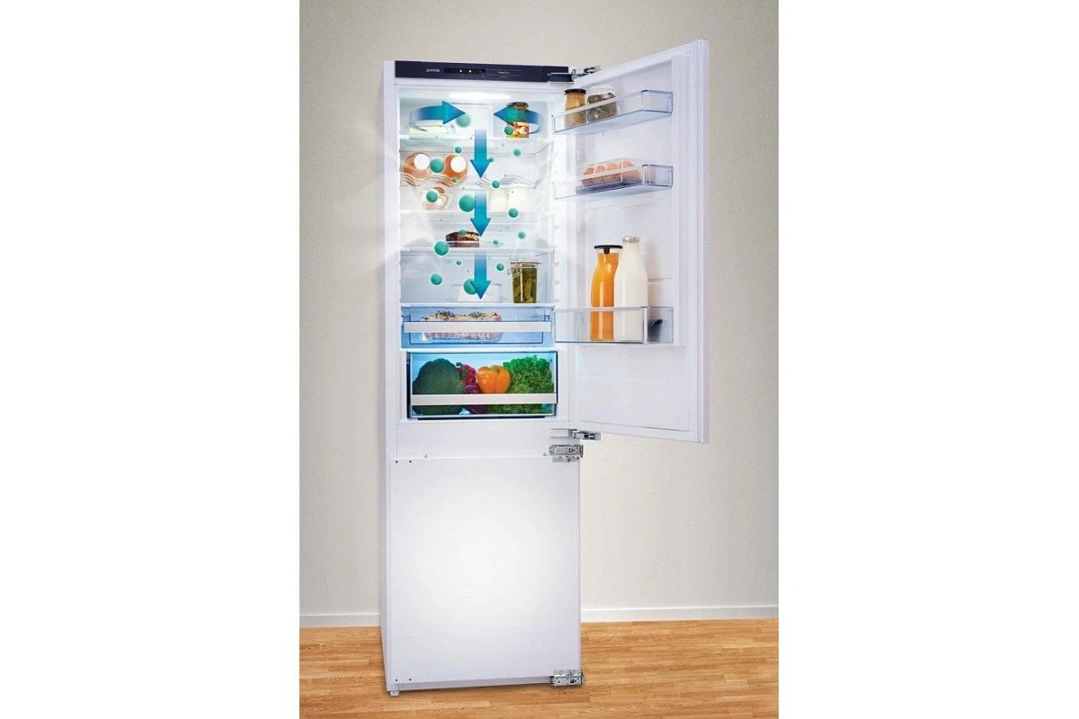 Встраиваемый двухкамерный холодильник Gorenje NRKI4182A1