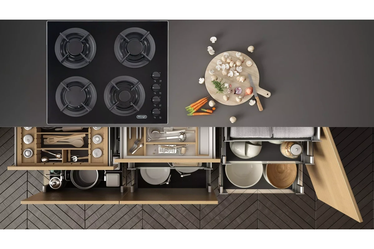 Встраиваемая газовая варочная панель DeLonghi NF 46/1 ASV GU
