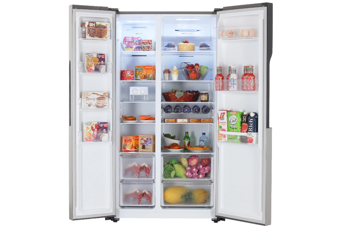 Отдельностоящий холодильник Gorenje NRS918EMX
