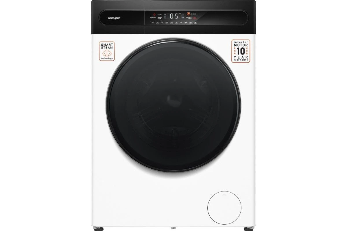 Стиральная машина с инвертором и паром Weissgauff WM 4948 Inverter Steam