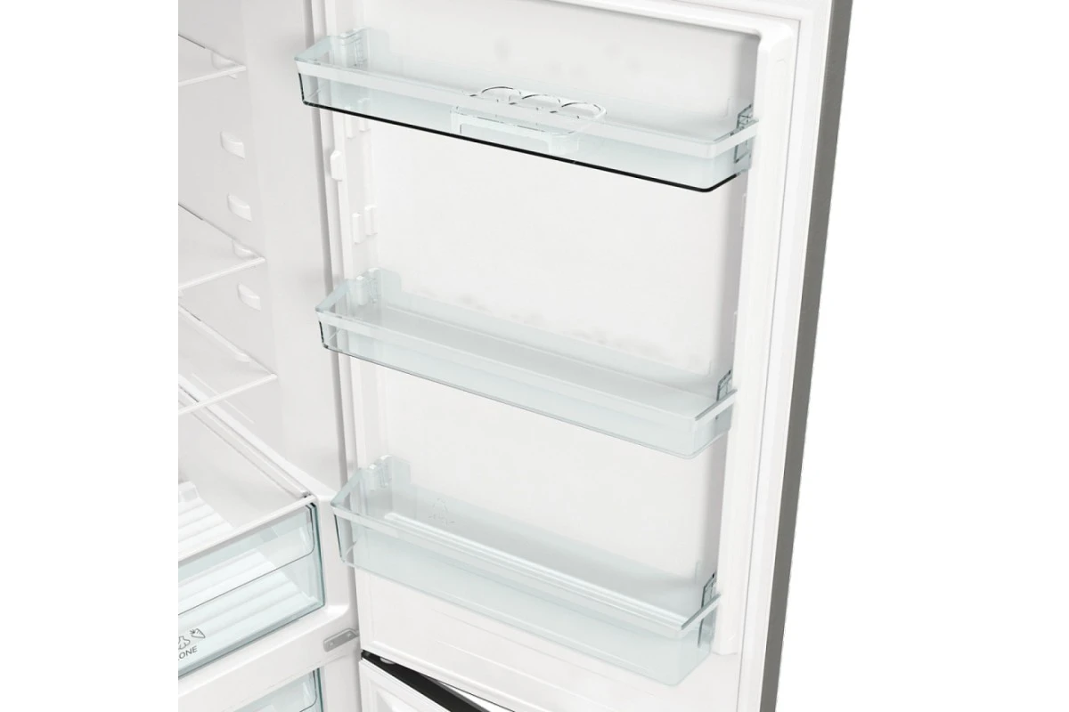 Отдельностоящий двухкамерный холодильник Gorenje NRKE62XL