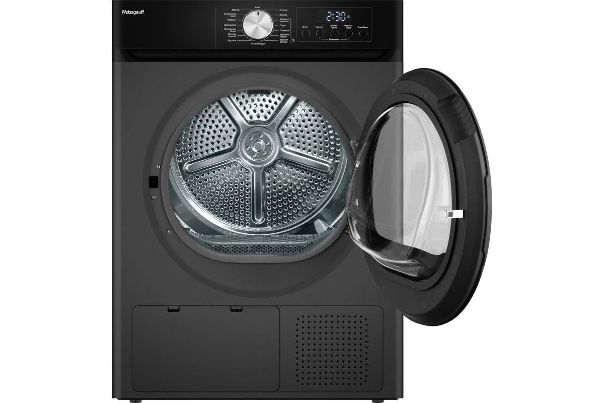 Сушильная машина Weissgauff WD 6010 Heat Pump Deep Grey