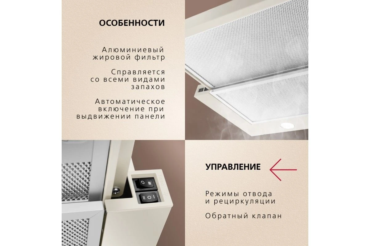 Телескопическая вытяжка Hansa OTP6242RIH