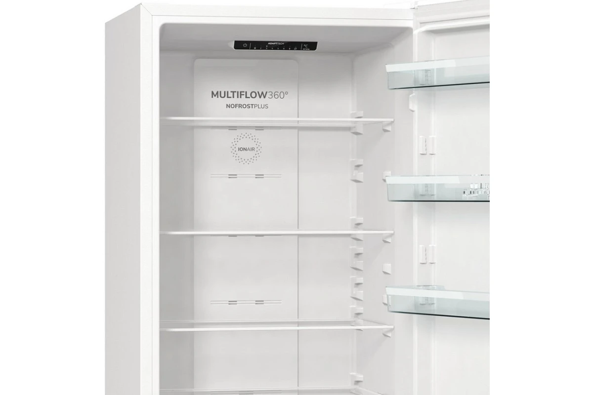 Отдельностоящий двухкамерный холодильник Gorenje NRK6201EW4