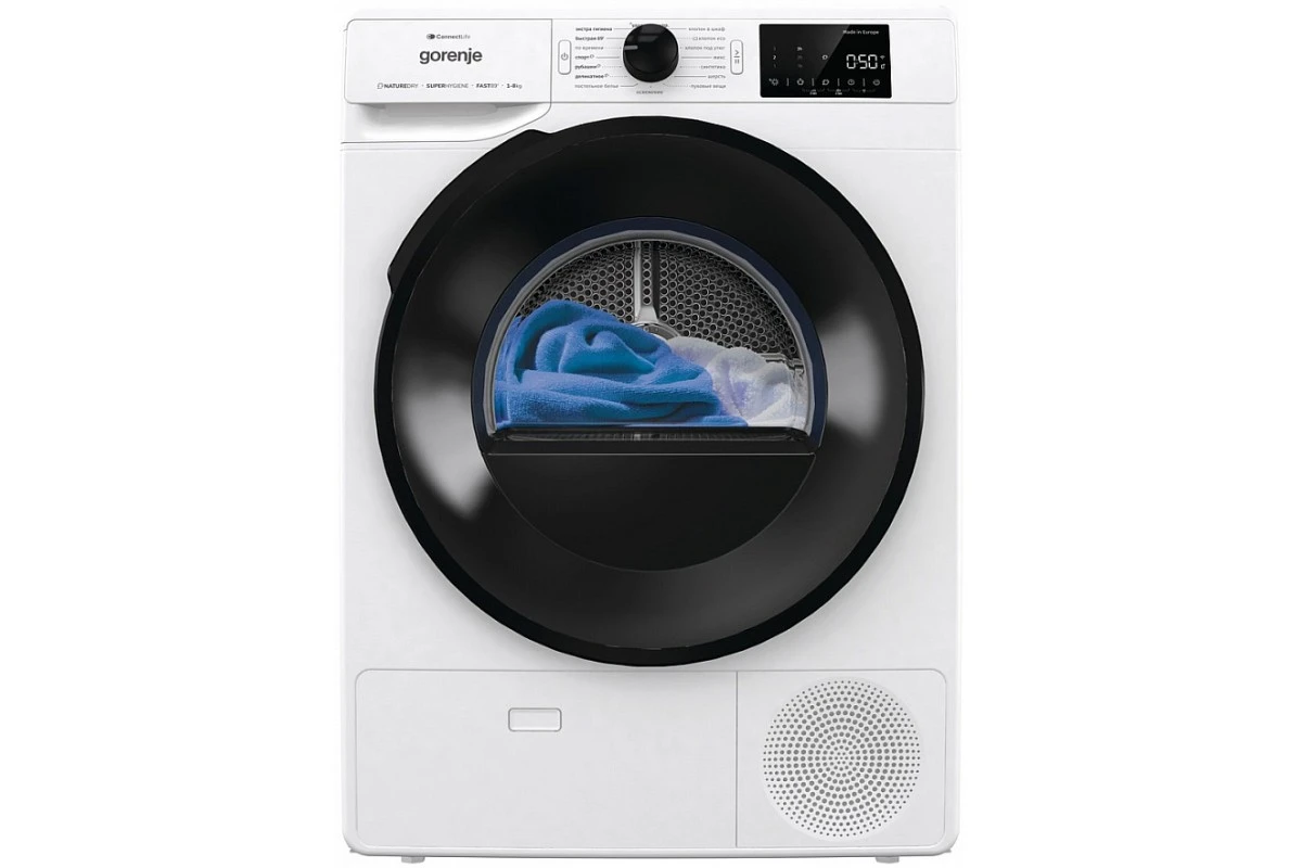 Сушильная машина с тепловым насосом Gorenje DGPNE82GNLW