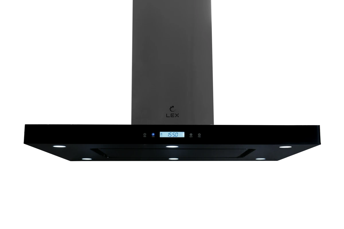 Островная кухонная вытяжка LEX Solaris Isola 900 Black