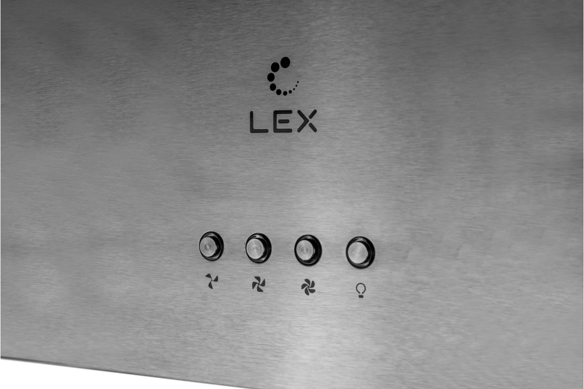 Островная кухонная вытяжка LEX Tubo Quattro Isola 350 Inox